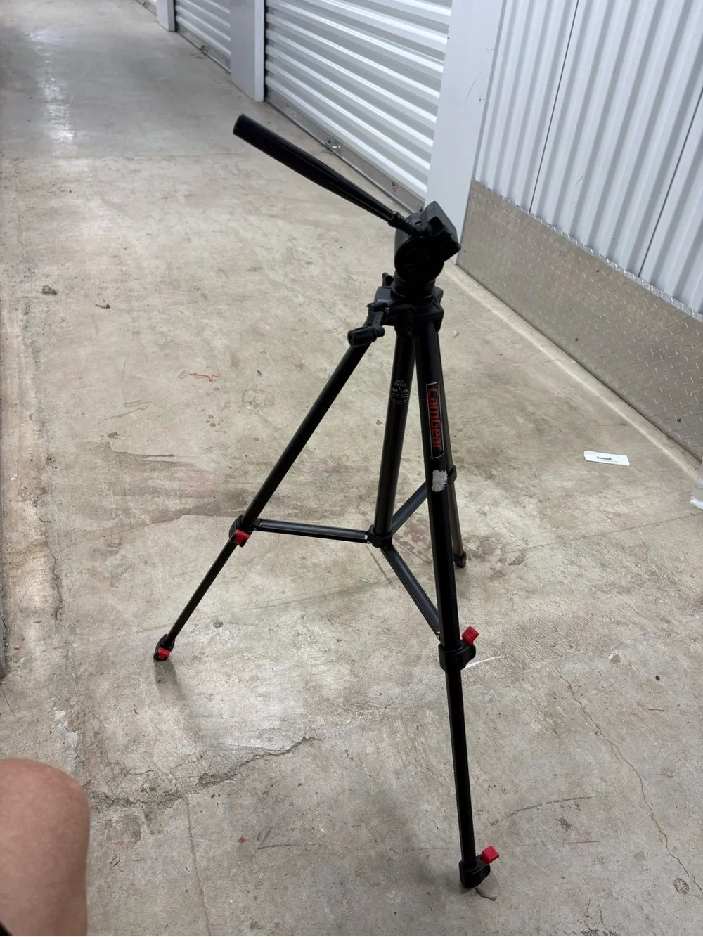 Camgear Camera Tripod w/ Pan/Tilt Head, Adjustable Legs, Rubber Foot